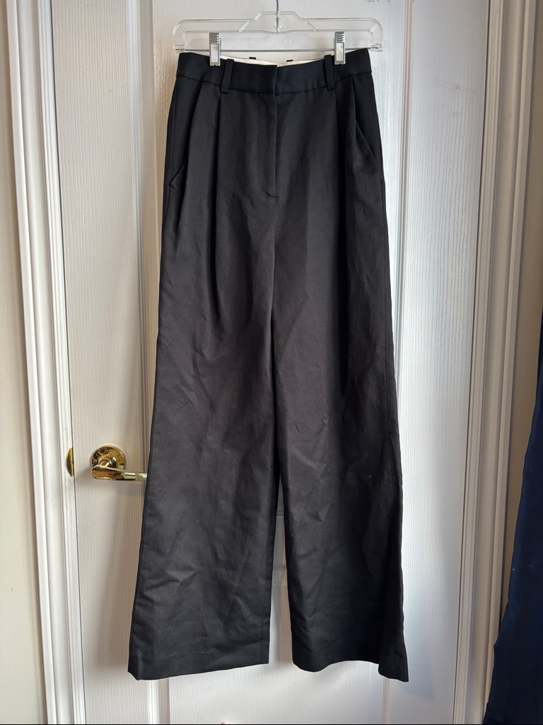 Bnwt Loulou De Saison (Loulou Studio) Wide Leg Women’s Dress Pants - Black